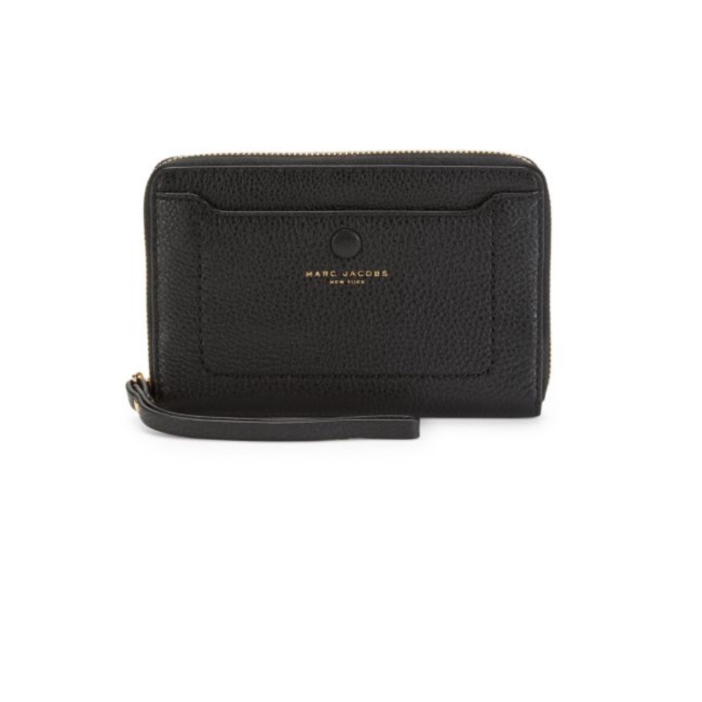 MARC JACOBS Empire City Leather Wristlet